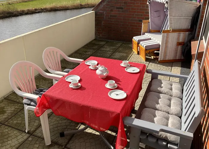 Austernfischer, Mit Sielblick Daire Dornumersiel